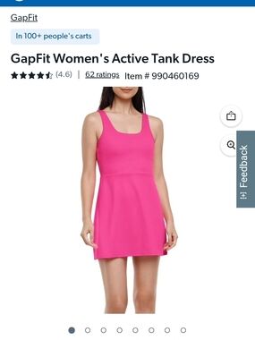 GAP Bright Pink Tank Dress *NEW WITHOUT TAGS*